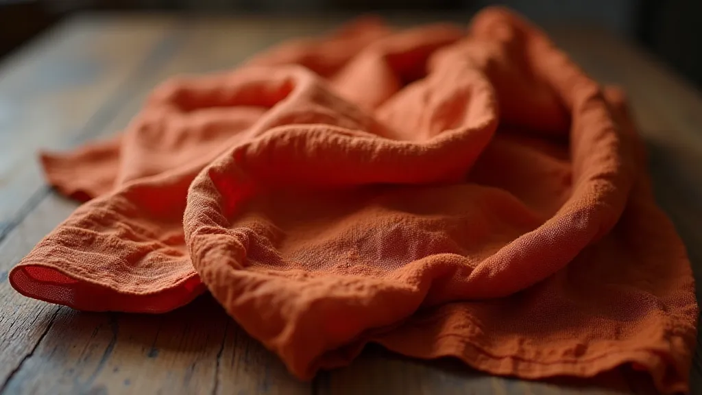 Antique naturally dyed textile