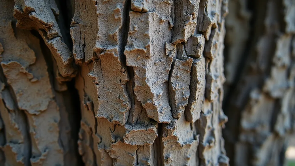 Close-up of oak bark
