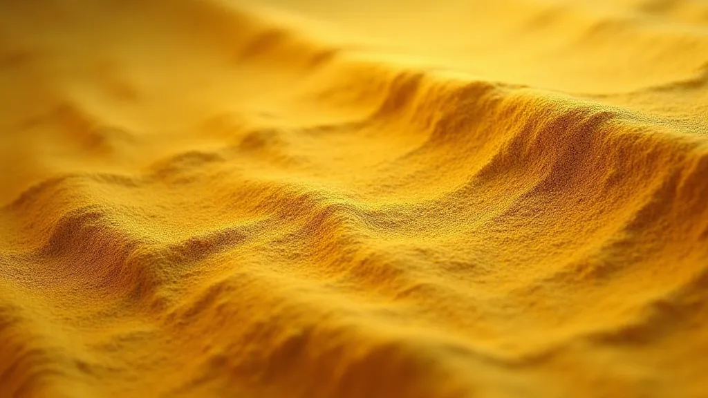 Close-up of ochre-dyed fabric